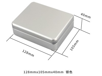 128×105×40mm长方形马口铁盒 喜糖饼干礼品盒包装收纳空球友会集团有限公司