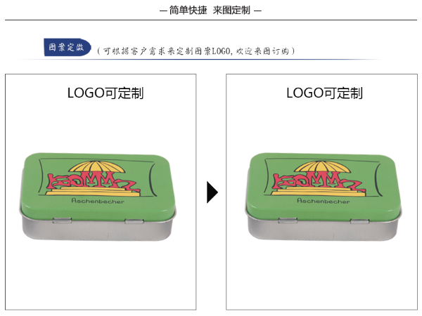 【金属香烟盒】制罐厂生产的金属铁盒包装​ 用料马口铁